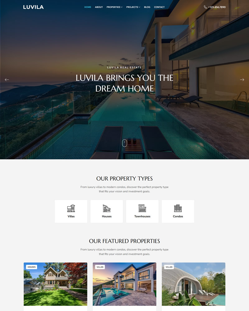 Wix Templates for Real Estate Agency & Property Sales