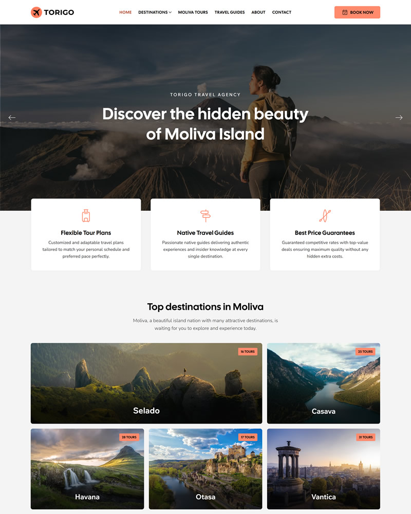 Wix Studio Template for Travel Agency and Tour Booking